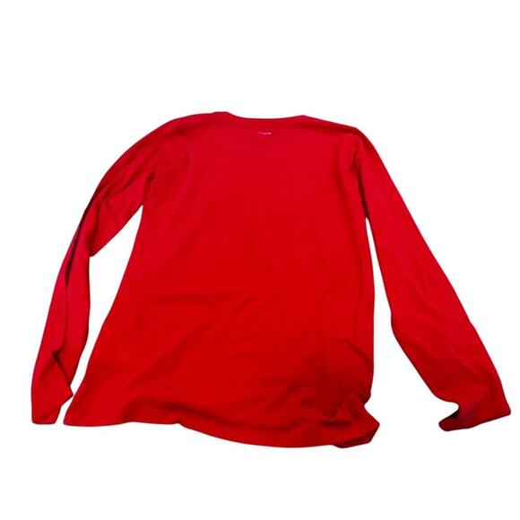 NWT J Crew Holiday Crew festive lng sleeve top preppy Christmas lightweight cozy - Picture 9 of 9